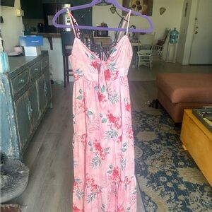 NSR Pink Floral Dress
